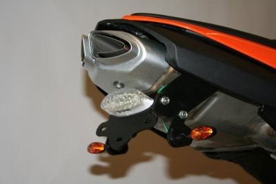 Portatarga Kawasaki ZX6 R 07 08 5676 Rg LP0047BK - ENDURRAD