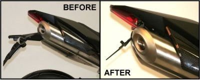 Portatarga Ktm 990R Super Duke Limited Edition Fino Anno 2011 5682 Rg LP0051BK - ENDURRAD