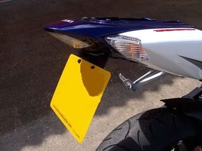 Portatarga Suzuki GSXR1000 K5 K6 5636 Rg LP0012BK - ENDURRAD