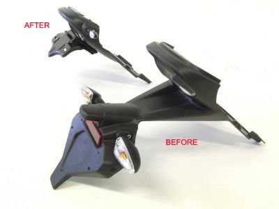 Portatarga Triumph Speed Triple 08 10 5701 Rg LP0066BK - ENDURRAD