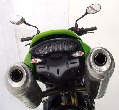 Portatarga Triumph Street Triple 07 12 Si Adatta A Tutti I Silenziatori 5688 Rg LP0056BK - ENDURRAD