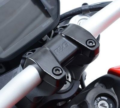Presa Supporto Manubrio Ducati Monster 1200 1200S 11872 Rg HCL0001BK - ENDURRAD