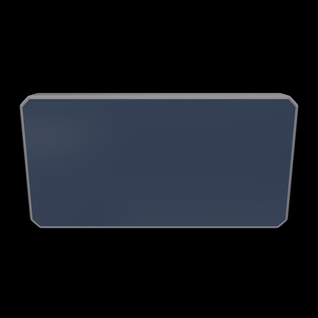 Modello 3D del display JADO S6 CarPlay e Android Auto per moto da 6 pollici, IP69K, a grandezza reale