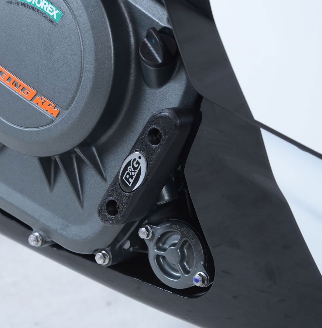 Protezione motore DX, KTM RC 390 '17 - R&G - ENDURRAD