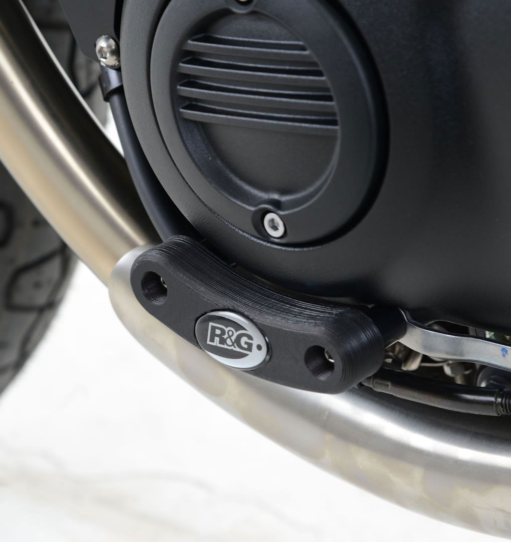 Protezione Motore Sx Triumph Thruxton 1200 1200R Speed Twin 19 Street Twin T120 Bonneville Street Cup 17 16752 Rg ECS0108BK - Endurrad