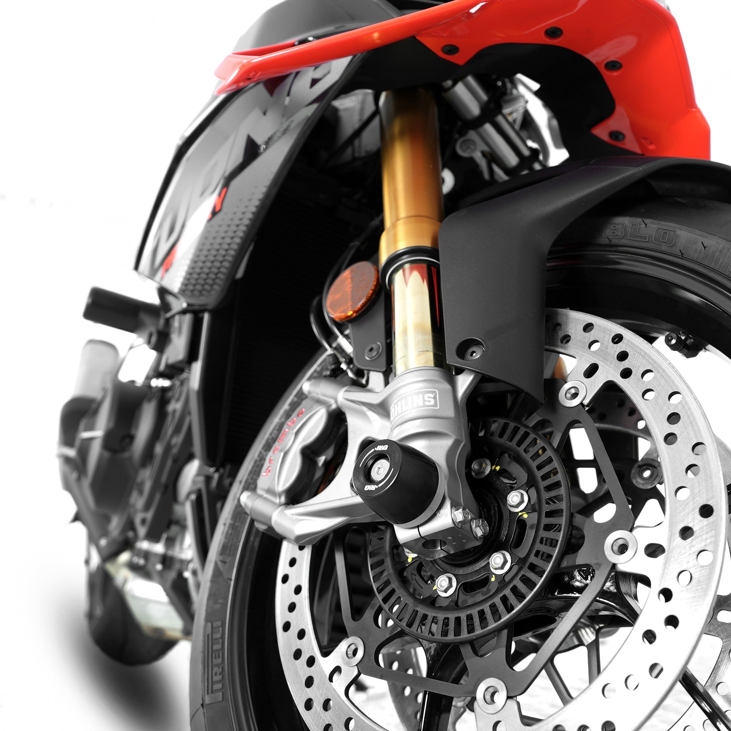Protezione Perno Forcella Apex Per Aprilia Tuono V4 1100 Factory 25 93204 - Endurrad