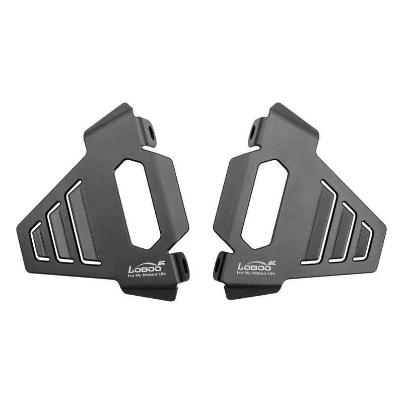 Coppia di protezioni pinza freno CKQ151TG: pezzo destro e pezzo sinistro