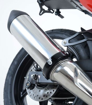Protezione Silenziatore Rotondo Tipo Supermoto 4 5 To 5 Colore Nero Adatto CBR300 500R Silez Originale 5239 - Endurrad