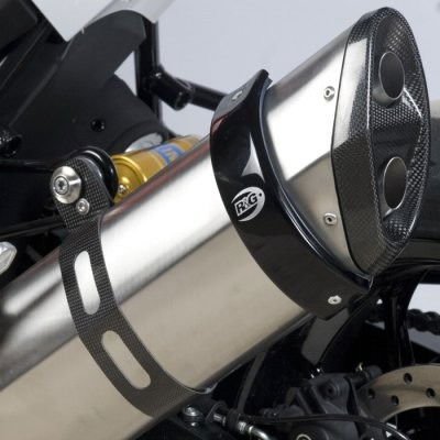 Protezione Silenziatore Rotondo Tipo Supermoto 5 5 To 6 Colore Nero 5281 Rg EP0009BK - ENDURRAD