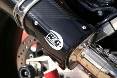 Protezione silenziatore tri ovale - colore nero - SX - ENDURRAD