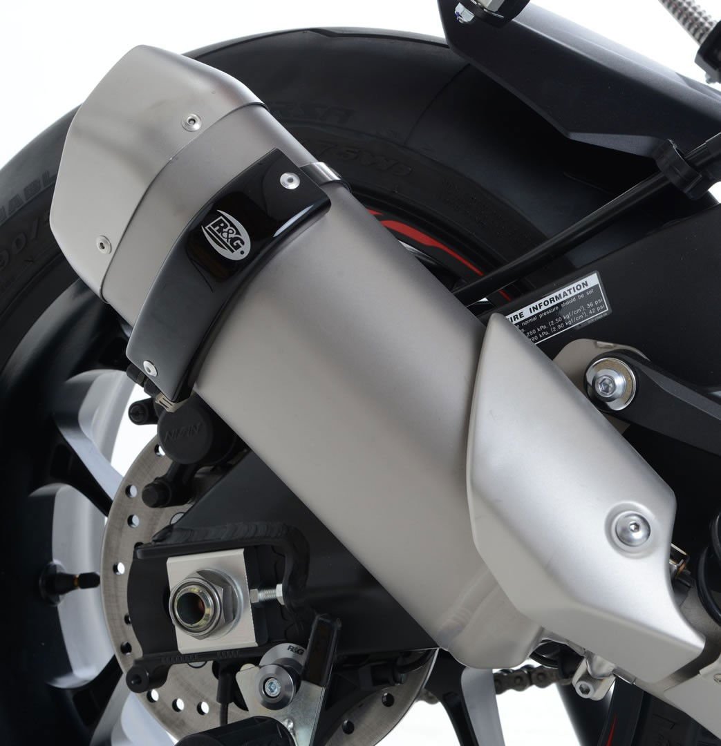 Protezione Silenziatore Yamaha Yzf R1 15 Mt 10 Kawasaki Zx 10R 16 Ninja 125 Z125 19 Versys X 250 300 Honda CBR1 12244 Rg EP0020BK - ENDURRAD