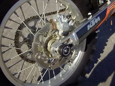 Protezioni Forcellone Ktm 660 Smc Exc Smr LC4 Range 67032 Rg SP0002BK - ENDURRAD