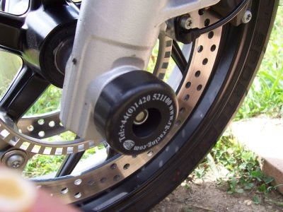 Protezioni perno forcella anteriore, BMW F 800 R fino a '14, F800S & F800ST - ENDURRAD