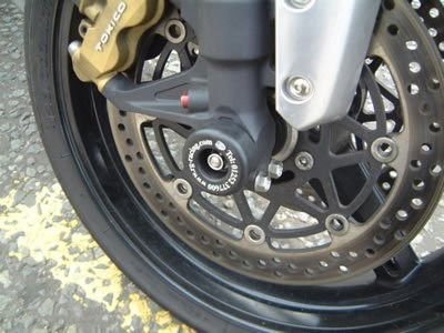 Protezioni Perno Forcella Anteriore Gsxr K2 K5 SV1000 Not GSXR1000K5 K6 5375 Rg FP0009BK - ENDURRAD