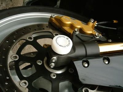 Protezioni Perno Forcella Anteriore Gsxr Up To K1 5360 Rg FP0001WH - ENDURRAD