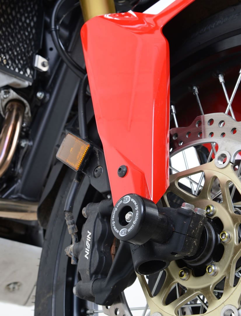 Protezioni Perno Forcella Anteriore Honda CRF1000L Africa Twin 16 20 Africa Twin Adv Sports 18 20 15504 Rg FP0181BK - Endurrad