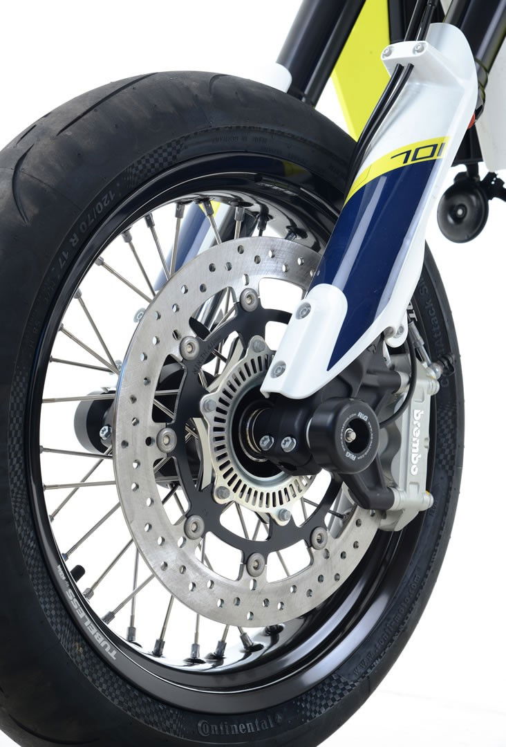 Protezioni Perno Forcella Anteriore Husqvarna 701 Supermoto 17353 Rg FP0187BK - Endurrad