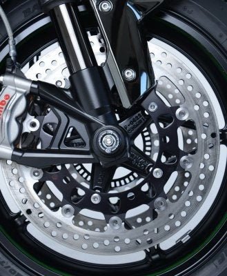 Protezioni Perno Forcella Anteriore Kawasaki H2 H2R 12280 Rg FP0170BK - ENDURRAD