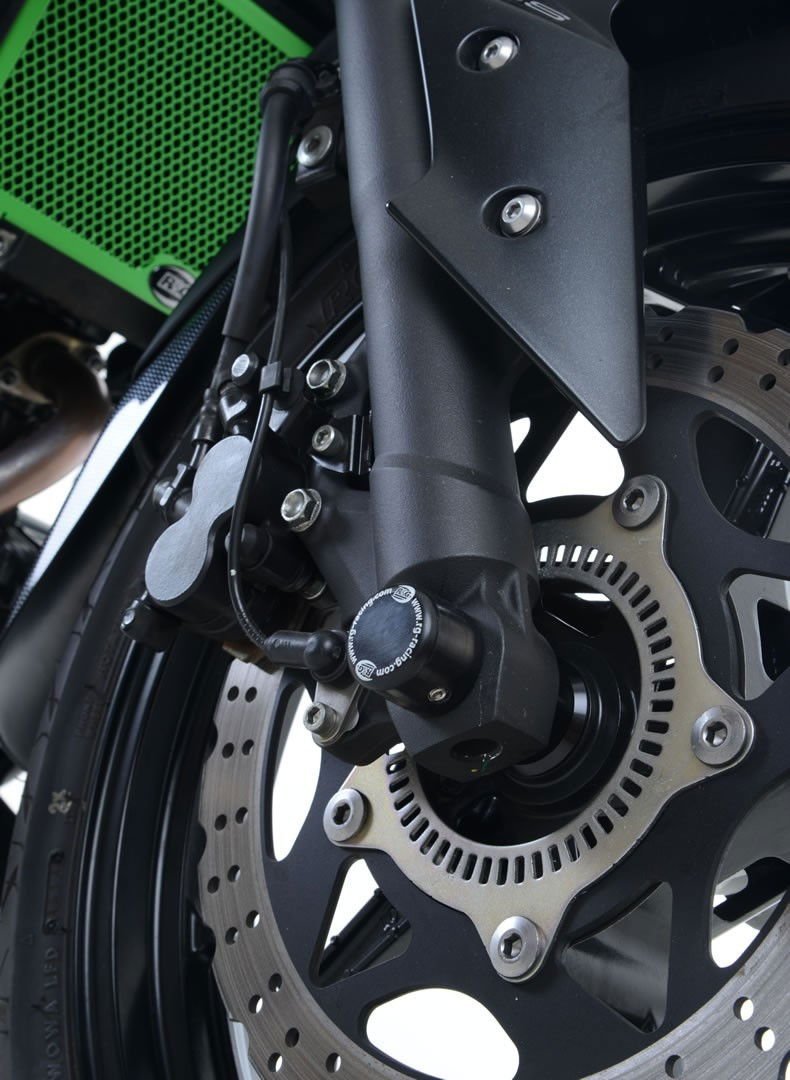 Protezioni Perno Forcella Anteriore Kawasaki Ninja 300 250 13 17 Z250 13 18 Z300 7252 Rg FP0128BK - ENDURRAD