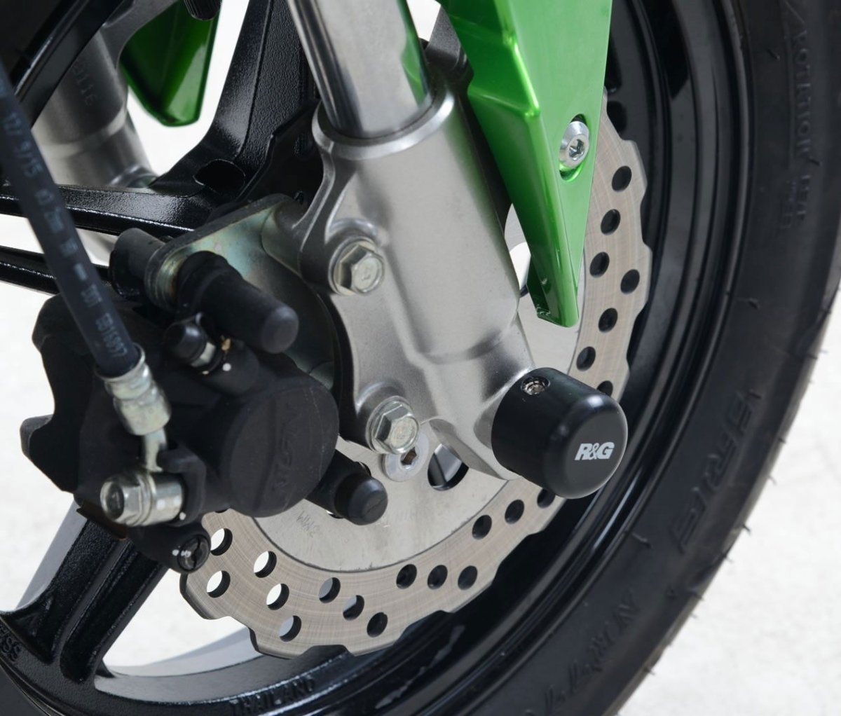Protezioni Perno Forcella Anteriore Kawasaki Z125 R G 18068 Rg FP0190BK - ENDURRAD