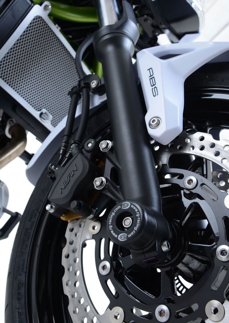 Protezioni Perno Forcella Anteriore Kawasaki Z650RS 22 Z650 Ninja 650 17 18327 Rg FP0192BK - ENDURRAD