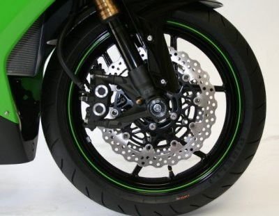 Protezioni Perno Forcella Anteriore Kawasaki ZX10 R 08 15 5525 Rg FP0081BK - ENDURRAD