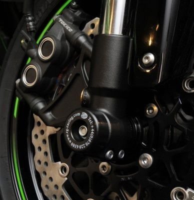 Protezioni Perno Forcella Anteriore Kawasaki ZX10 R 08 15 5525 Rg FP0081BK - ENDURRAD
