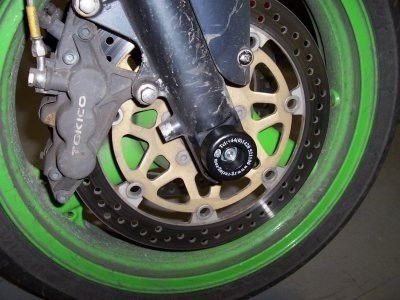 Protezioni Perno Forcella Anteriore Kawasaki ZX6 R 95 99 F1 G2 5477 Rg FP0048BK - ENDURRAD
