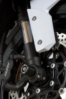 Protezioni Perno Forcella Anteriore Kawasaki ZX6R Ninja 636 13 22 7255 Rg FP0131BK - ENDURRAD