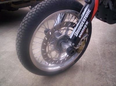 Protezioni Perno Forcella Anteriore Ktm 660 Smc LC4 2004 In Poi 67014 Rg FP0024OR - ENDURRAD