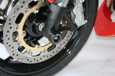 Protezioni Perno Forcella Anteriore Speed Triple 05 10 Tiger 1050 07 13 Incluso Mod Sport 13 16 5452 Rg FP0032BK - Endurrad