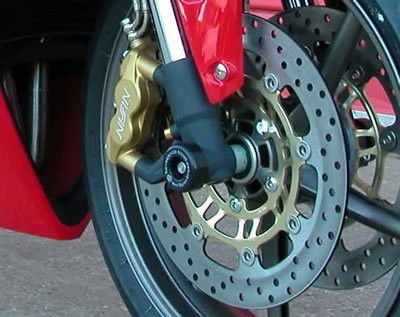 Protezioni Perno Forcella Anteriore Triumph Street Triple 07 13 675 Daytona 06 Daytona 675R 5476 Rg FP0047BK - Endurrad