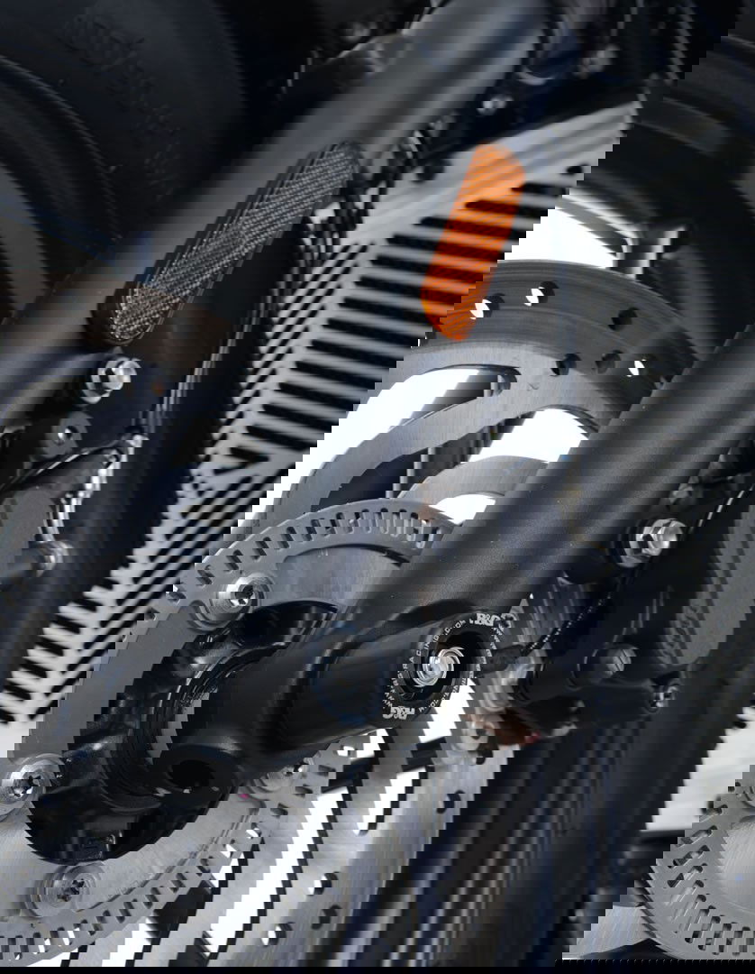 Protezioni Perno Forcella Anteriore Triumph Street Twin 900 T120 Bonneville 17355 Rg FP0189BK - Endurrad