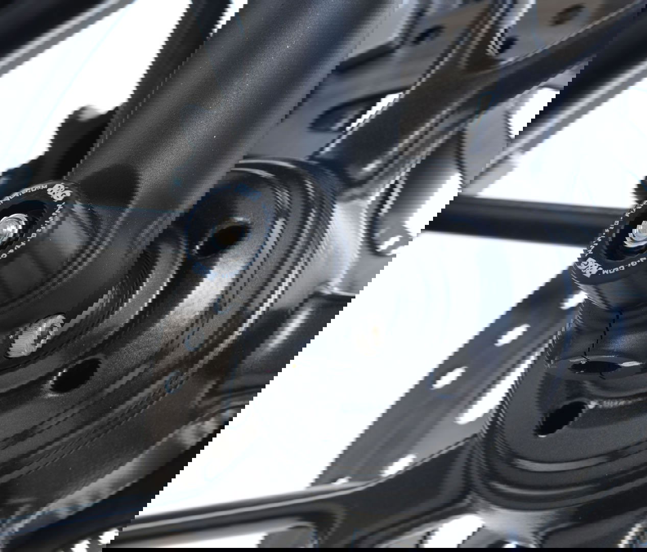 Protezioni Perno Forcella Anteriore Triumph Street Twin 900 T120 Bonneville 17355 Rg FP0189BK - Endurrad