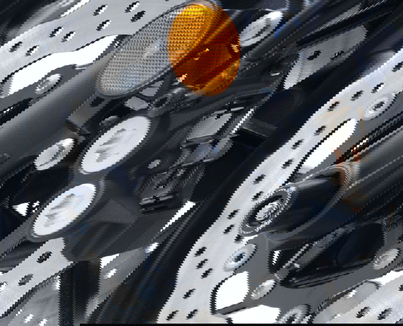 Protezioni Perno Forcella Anteriore Yamaha XSR700 17350 Rg FP0184BK - Endurrad