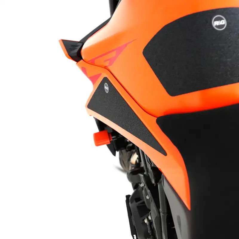 R G Racing Adesivi Anti Scivolo Serbatoio Kit Di 2 Pz Colore Nero Rg EZRG522 - ENDURRAD