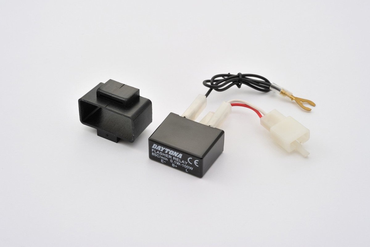Relay con connettore convertibile 0.1 - 100W / DC12V per minifrecce a lampadina o led - ENDURRAD