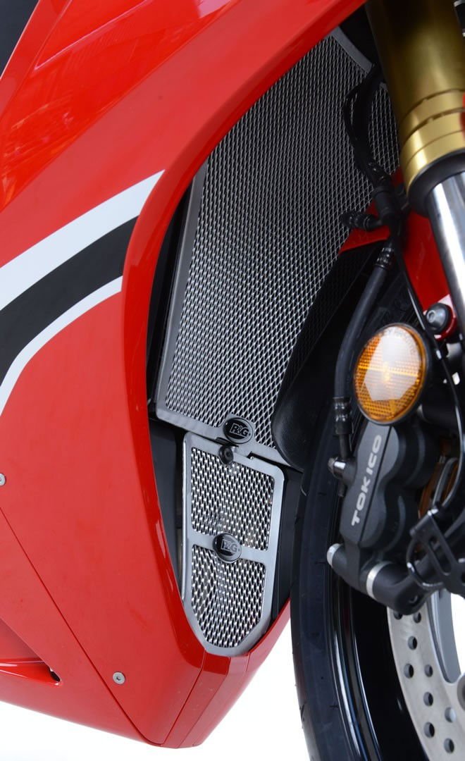 Retina Protezione Collettori Scarico Honda CBR1000RR Sp SP2 17 Colore Rosso R G 18252 Rg DG0022RE - ENDURRAD