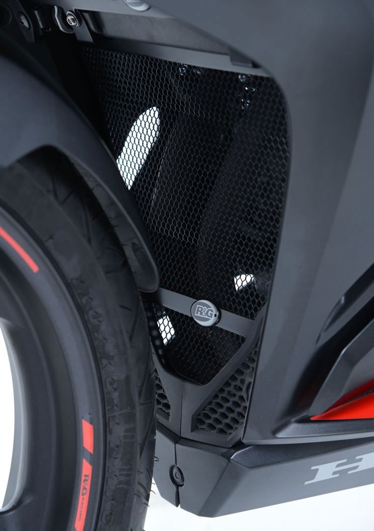 Retina Protezione Collettori Scarico Honda CBR250RR 17 Colore Rosso 18258 Rg DG0024RE - ENDURRAD