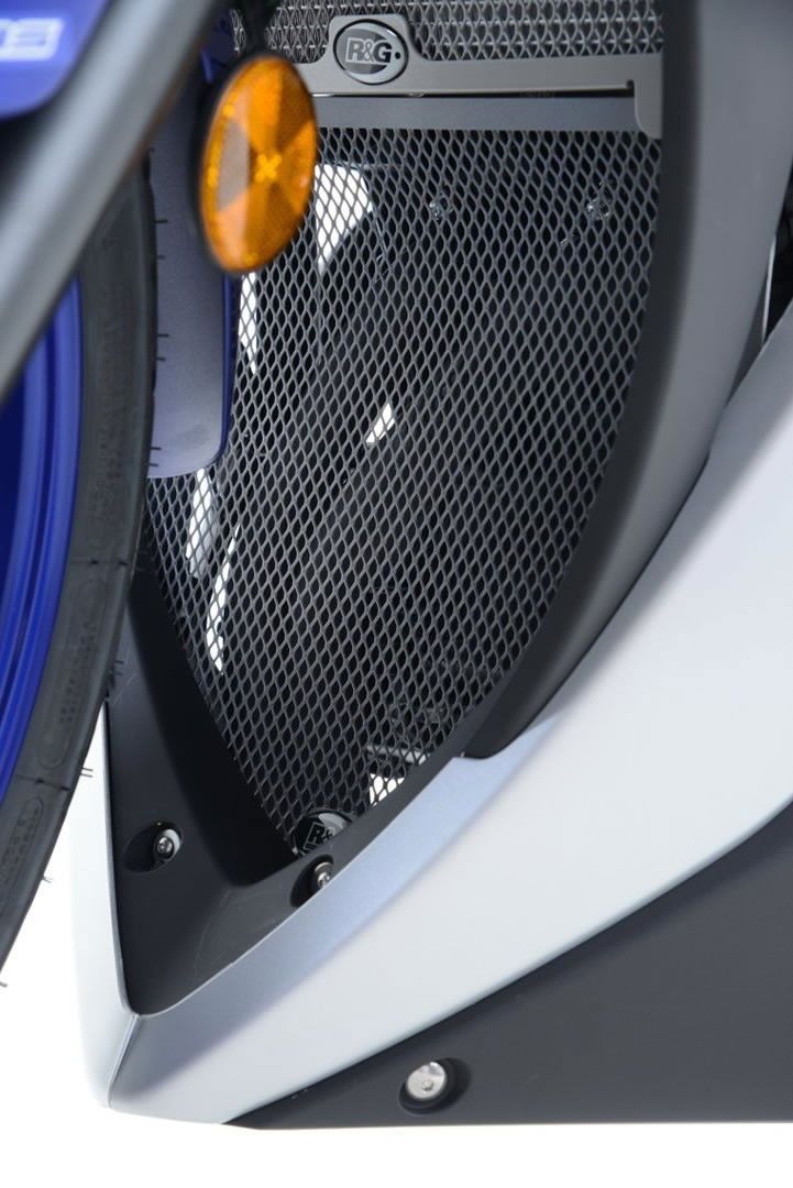 Retina Protezione Collettori Scarico Yamaha Yzf R25 14 18 R3 15 18 Blu Scuro 13041 - Endurrad