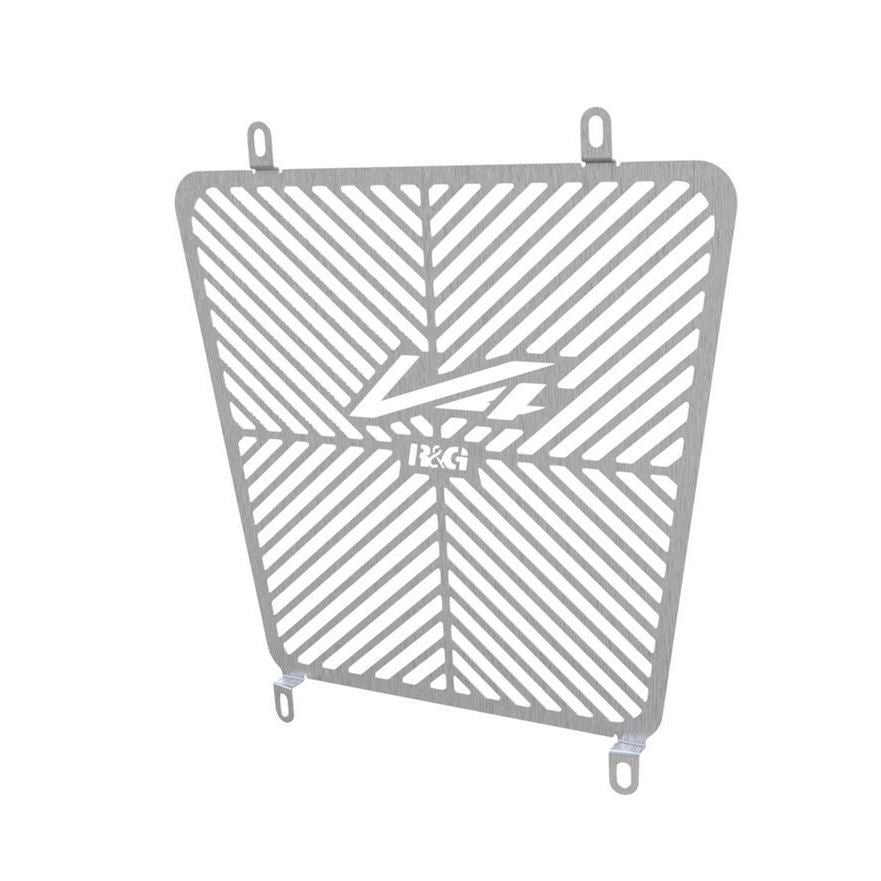 Retina Protezione Radiatore C Logo Acciaio Inox Aprilia V4 Tuono 1100 Factory 15 RSV4 1100 Factory 15 71681 - Endurrad