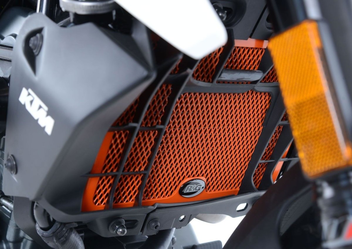 Retina protezione radiatore - KTM 125/200 Duke (arancio) - ENDURRAD