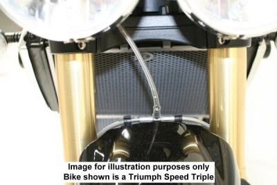 Retina protezione radiatore - KTM Superduke '05 - (colore titanio) - ENDURRAD