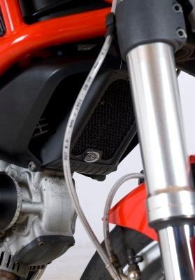 Retina Protezione Radiatore Olio Ducati M1100 M1100S M1100 Evo M796 7303 Rg OCG0014BK - ENDURRAD