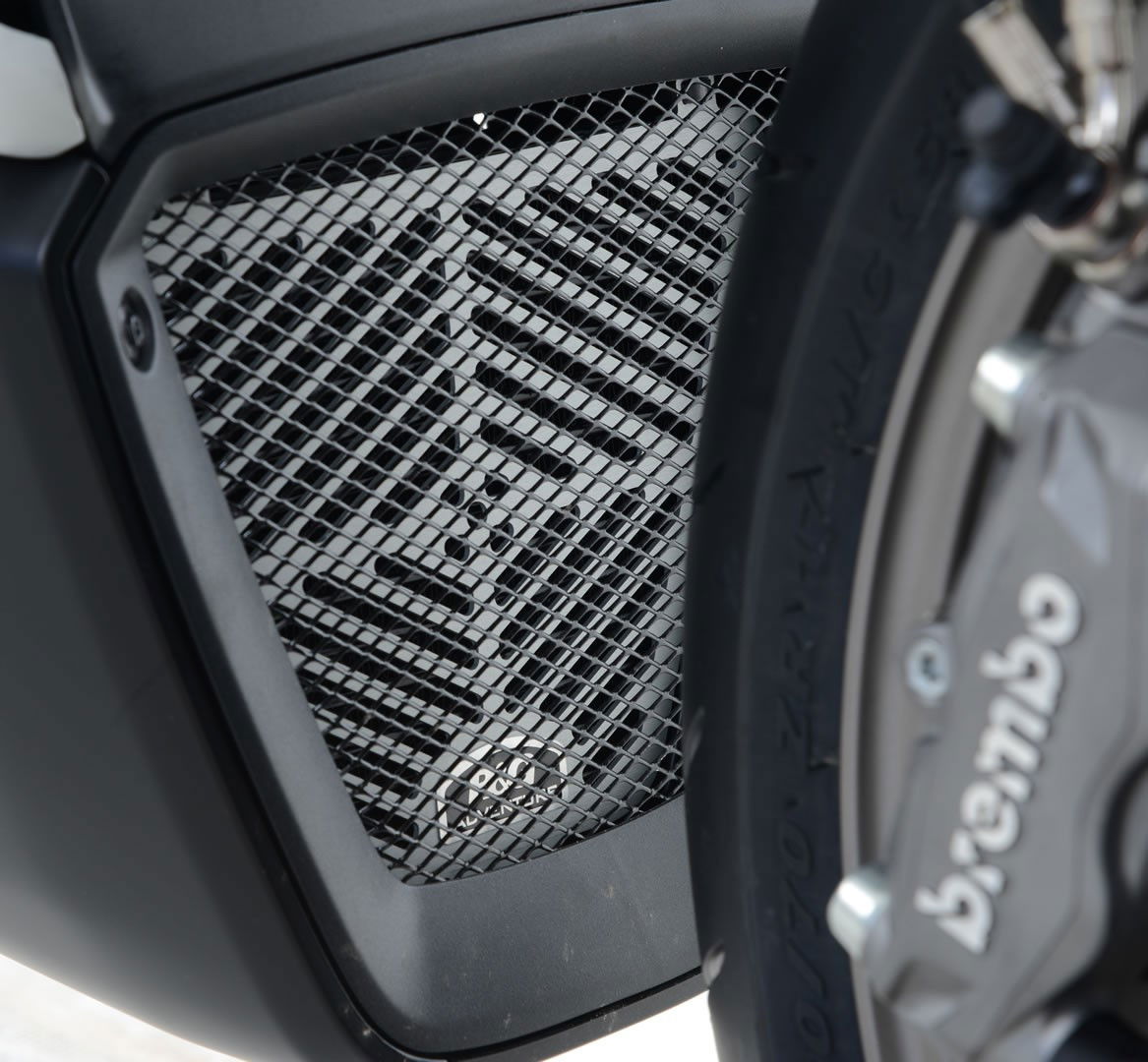 Retina Protezione Radiatore Olio Ducati X Diavel X Diavel S Colore Alluminio Satinato 17373 Rg OCG0028SI - Endurrad