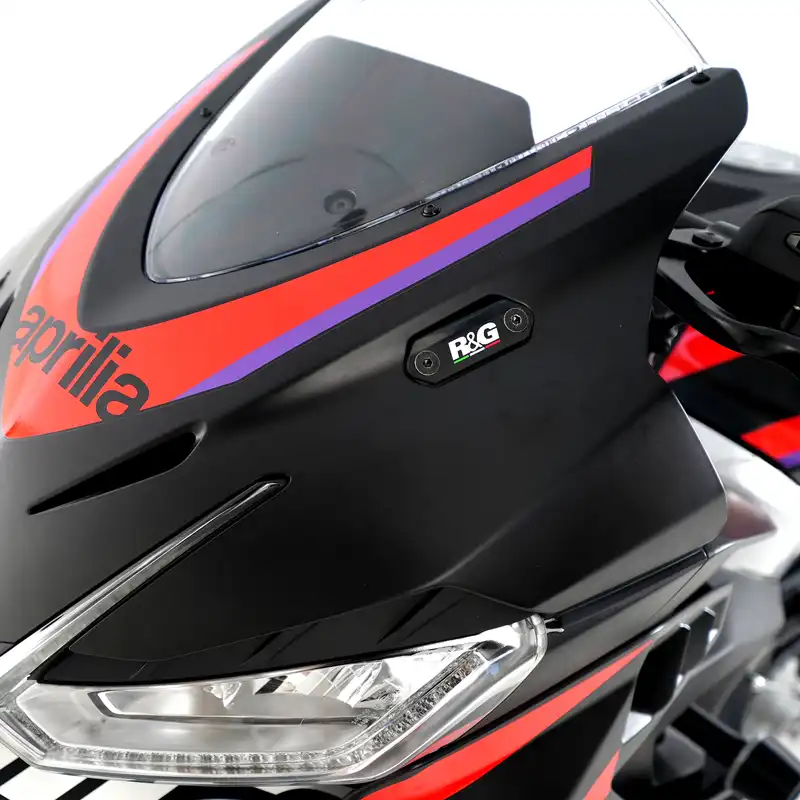 R&G Placchette coprifori specchietti per Aprilia RS 457 '24-
