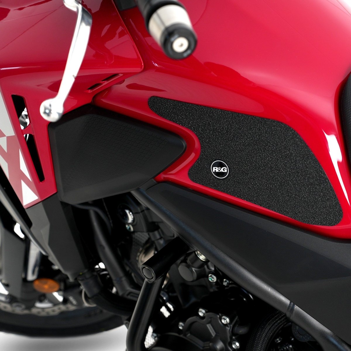 R&G Racing Adesivi anti - scivolo serbatoio Kit di 2 pz. colore nero per Honda NX 500 '24 - ENDURRAD