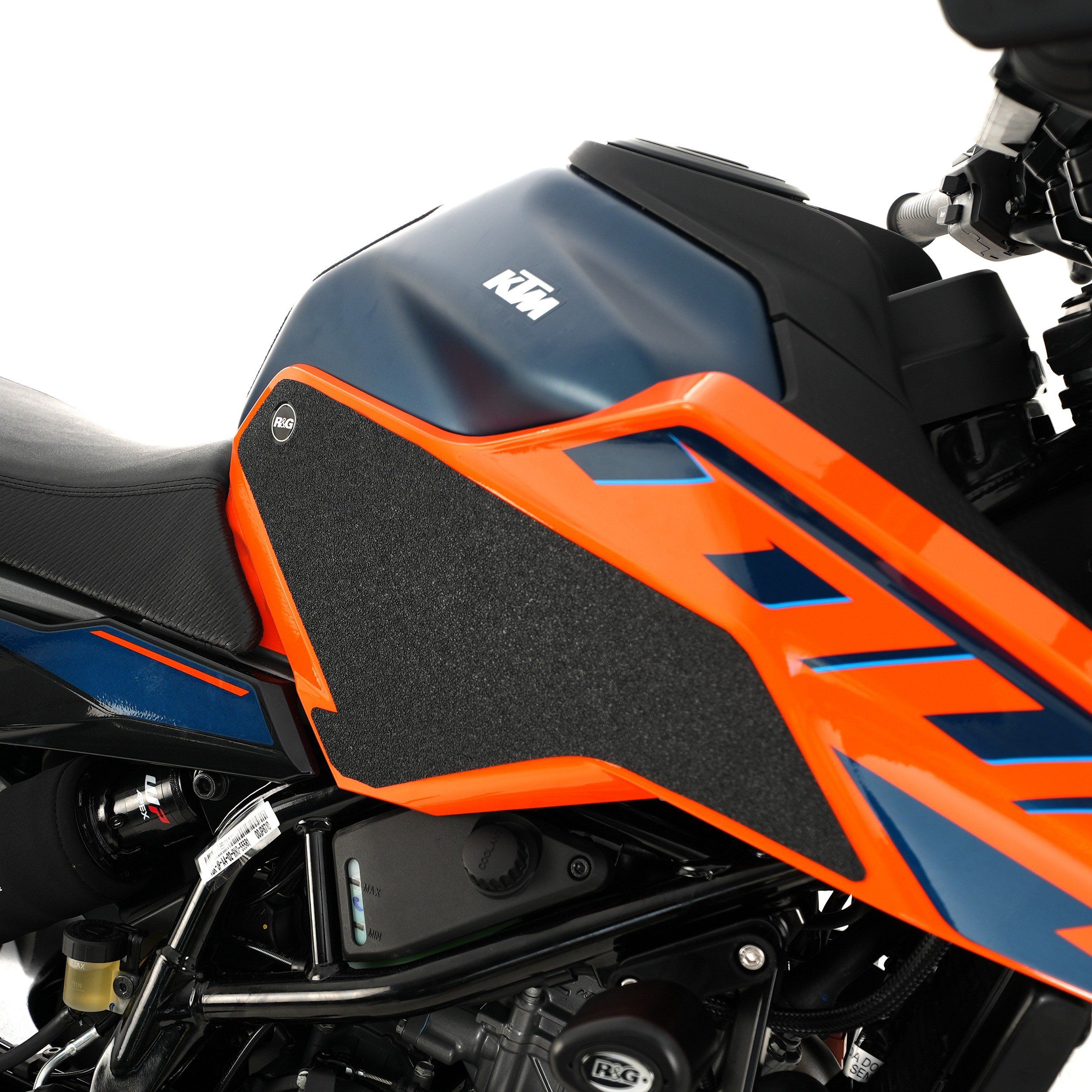 R&G Racing Adesivi anti-scivolo serbatoio Kit di 2 pz. colore nero per KTM 125/250/390 Duke '24
