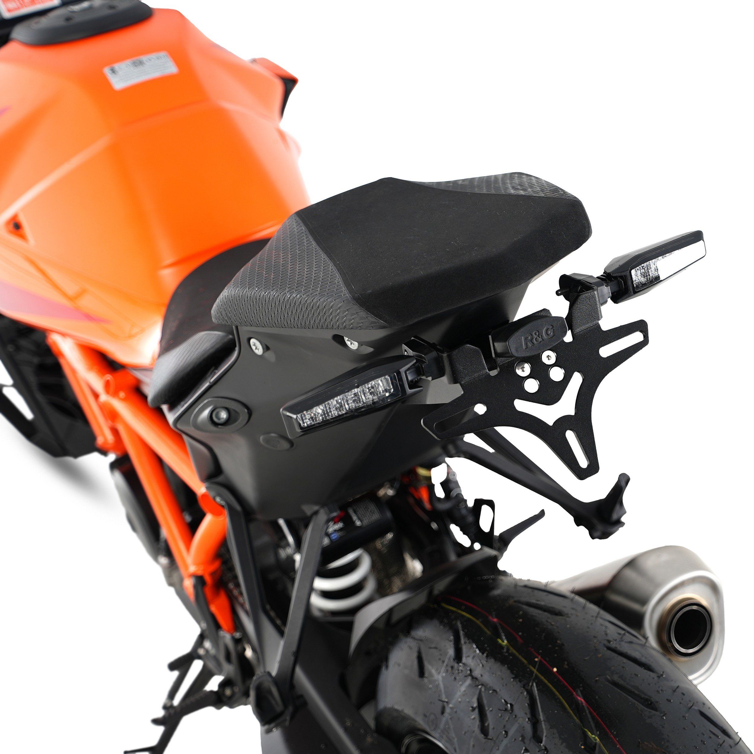 R G Racing Portatarga Moto Omologato Per Ktm 1390 Super Duke R Evo 24 990 Duke 24 92600 - Endurrad