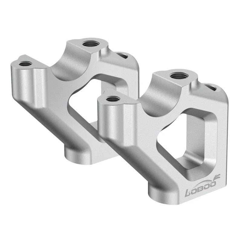 Riser LOBOO CJG91 di profilo: geometria offset con rialzo 12 mm e arretramento 20 mm